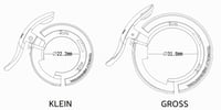 Cyklistický zvonček Knog Oi Prima – 22,2 mm, antracitová, 80 dB, úderník Wavetek, jednoduchá montáž 3