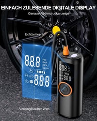 Koala Global 150 PSI elektromos légpumpa LCD kijelzővel és LED lámpával 4
