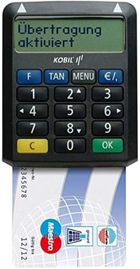 Generator de coduri TAN Kobil TAN Optimus Comfort V1.4 - Cititor TAN pentru Sparkasse și bănci 2