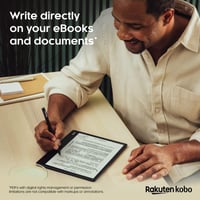 Kobo Elipsa 2E E-olvasó 10,3" Tükröződésmentes Érintőkijelzővel, ComfortLight PRO, Kobo Stylus 2 Tollal, 32GB, Wi-Fi, 14 Órás Akkumulátor 2