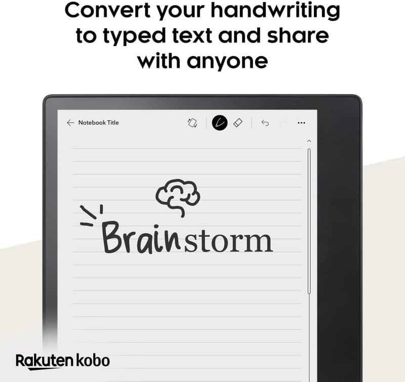 Kobo Elipsa 2E E-olvasó 10,3" Tükröződésmentes Érintőkijelzővel, ComfortLight PRO, Kobo Stylus 2 Tollal, 32GB, Wi-Fi, 14 Órás Akkumulátor
