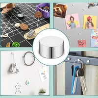 Koboko 100 db neodímium mini mágnes 4 x 2 mm erős kis mágnesek kreatív projektekhez fehér tábla pin board mágnesszalaghoz 5