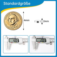 Koboko 100 db neodímium mini mágnes 4 x 2 mm erős kis mágnesek kreatív projektekhez fehér tábla pin board mágnesszalaghoz 2