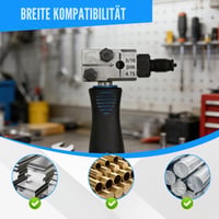 Súprava na lemovanie brzdových rúrok Kocusu, 12-dielna, na lemovanie typu DIN, pre 4,75 mm brzdové rúrky, s 5 spojkami, teflónovou páskou a kľúčom 6