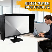 Kocusu Slnečná clona na monitor 24-32 palcov (41-71 cm), nastaviteľná clona proti rozptýlenému svetlu, ochrana súkromia pre Dell, HP, Philips, Samsung, Lenovo, ASUS, LG 5