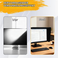 Kocusu Slnečná clona na monitor 24-32 palcov (41-71 cm), nastaviteľná clona proti rozptýlenému svetlu, ochrana súkromia pre Dell, HP, Philips, Samsung, Lenovo, ASUS, LG 6