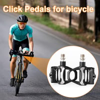 Kocusu SPD-SL Kompatibilis Országúti Kerékpár Klipszes Pedál Szett Stoplival - 9x10 cm Nylon Pedálok Shimano Rendszerhez, Hosszútávú Tekerés 6