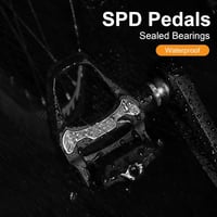 Kocusu SPD-SL Kompatibilis Országúti Kerékpár Klipszes Pedál Szett Stoplival - 9x10 cm Nylon Pedálok Shimano Rendszerhez, Hosszútávú Tekerés 4
