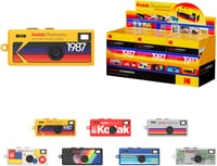Mini cameră foto digitală KODAK cu breloc, cutie surpriză (blind box), 1 buc, înregistrare video, 1.6 MP, slot pentru card microSD, efect de film, pentru începători 1