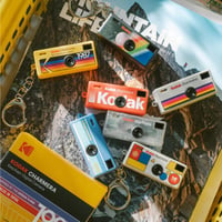 Mini cameră foto digitală KODAK cu breloc, cutie surpriză (blind box), 1 buc, înregistrare video, 1.6 MP, slot pentru card microSD, efect de film, pentru începători 4