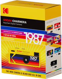 Mini cameră foto digitală KODAK cu breloc, cutie surpriză (blind box), 1 buc, înregistrare video, 1.6 MP, slot pentru card microSD, efect de film, pentru începători 2