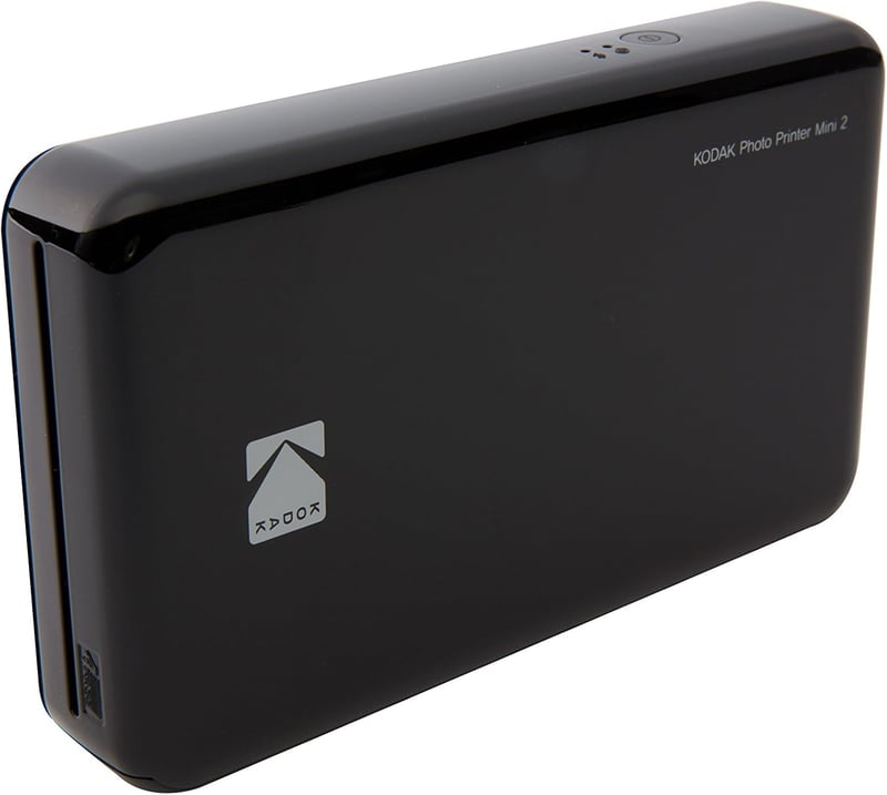 Kodak Mini 2 HD Vezeték Nélküli Mobil Fotónyomtató - 4Pass Technológiával, iOS és Android Kompatibilis, Fekete