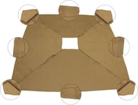 KOEM Csereponyvás Pavilon Tetőhöz 3x3m Sötét Bézs Poliészter 180g/m² 8
