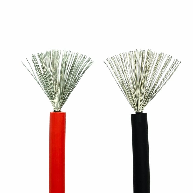 Kofelec Napelem Kábel 2,5 mm² (14AWG) - Piros, 20 méteres, Dupla Szigetelésű Fotovoltaikus Vezeték, TÜV Tanúsított, Napelemhez