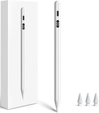 KOKABI Digitális Ceruza iPad-hez LED Kijelzővel - USB-C Töltés, Tenyérérzékelés, Dőlésérzékelés - iPad 6-10, iPad Pro, Air, Mini Kompatibili 1