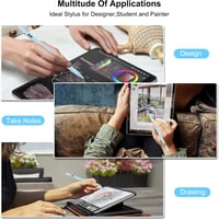 KOKABI iPad Ceruza - USB-C Töltésű Digitális Toll Tenyérérzékelővel és Dőlésérzékenységgel iPad 6-10, Pro 11"/12.9", Air 3/4/5, Mini 5/6 Mod 7