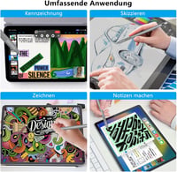 KOKABI Stylus Toll Microsoft Surface Eszközökhöz - 4096 Nyomásérzékenység, Dőlésfelismerés, Tenyértámogatás, Mágneses - Pro/Go/Book/Laptop/S 7