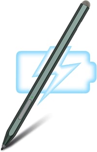KOKABI Stylus Toll Microsoft Surface Készülékekhez - 1024 Nyomásérzékenységi Szint, Radír Funkcióval, Dupla Mágnessel, Pro 3-9/X, Go 3 Kompa 1