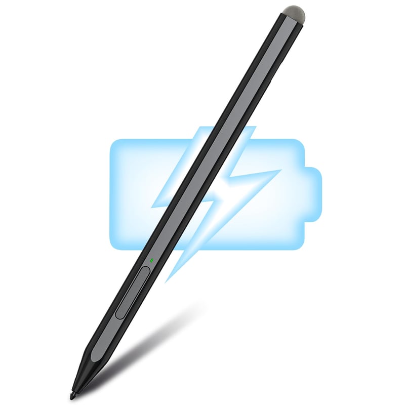 KOKABI Olovka Stylus za Microsoft Surface Uređaje - 1024 Razine Osjetljivosti na Pritisak, s Funkcijom Brisanja, Dvostrukim Magnetom, USB-C Brzim Punjenjem