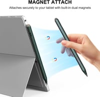 KOKABI Stylus Toll Microsoft Surface Készülékekhez - 1024 Nyomásérzékenységi Szint, Radír Funkcióval, Dupla Mágnessel, Pro 3-9/X, Go 3 Kompa 5