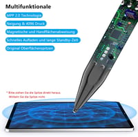 KOKABI Stylus Toll Surface Eszközökhöz - Mágneses, 4096 Nyomásérzékenységű, Dőlés és Tenyérfelismerés - Kompatibilis Surface Pro/X/Go/Book/L 5