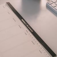 Agendă Săptămânală Kokonote Basic Studio A4 - Planner de Birou Nedatat - Bloc Organizator Săptămânal pentru Birou și Școală 4