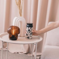 Nerezová termoska Kokonote Midnight Dahlia 350 ml pre deti aj dospelých, 16,5 x 6,5 cm, športová fľaša na pitie 7