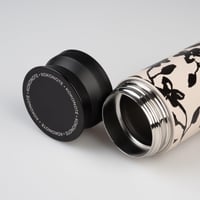 Nerezová termoska Kokonote Midnight Dahlia 350 ml pre deti aj dospelých, 16,5 x 6,5 cm, športová fľaša na pitie 2