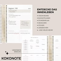 Kokonote Seasonal Flowers Školský diár a plánovač 2026/2027 A5 – Školský plánovač na rok 2027 4