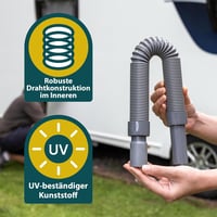 Kolabz Lakóautó Hulladékvezeték Rendszer - Rugalmas Csatorna 4x1m Kefével 5