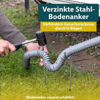 Kolabz Lakóautó Hulladékvezeték Rendszer - Rugalmas Csatorna 4x1m Kefével 6