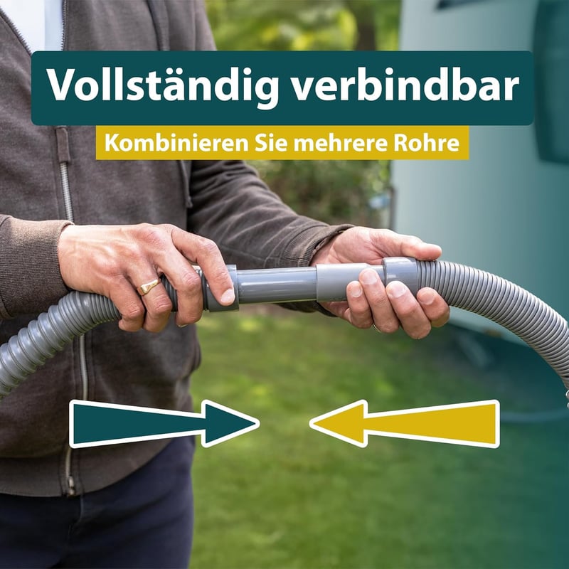 Kolabz Lakóautó Hulladékvezeték Rendszer - Rugalmas Csatorna 4x1m Kefével