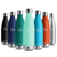 Termoska KollyKolla 750 ml, nerezová oceľ bez BPA, nepriepustná fľaša na vodu, modro-zelená, do školy, na šport, cyklistiku, kempovanie 1
