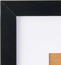 Kollyseek 3 darabos képkeret szett 30x40 cm MDF fekete fali és asztali 5