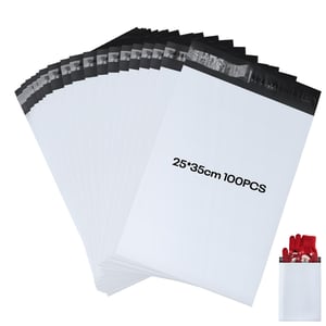 KOMABLEN 100 kom Plastične poštanske omotnice 25x35 cm set vrećica za slanje paketa