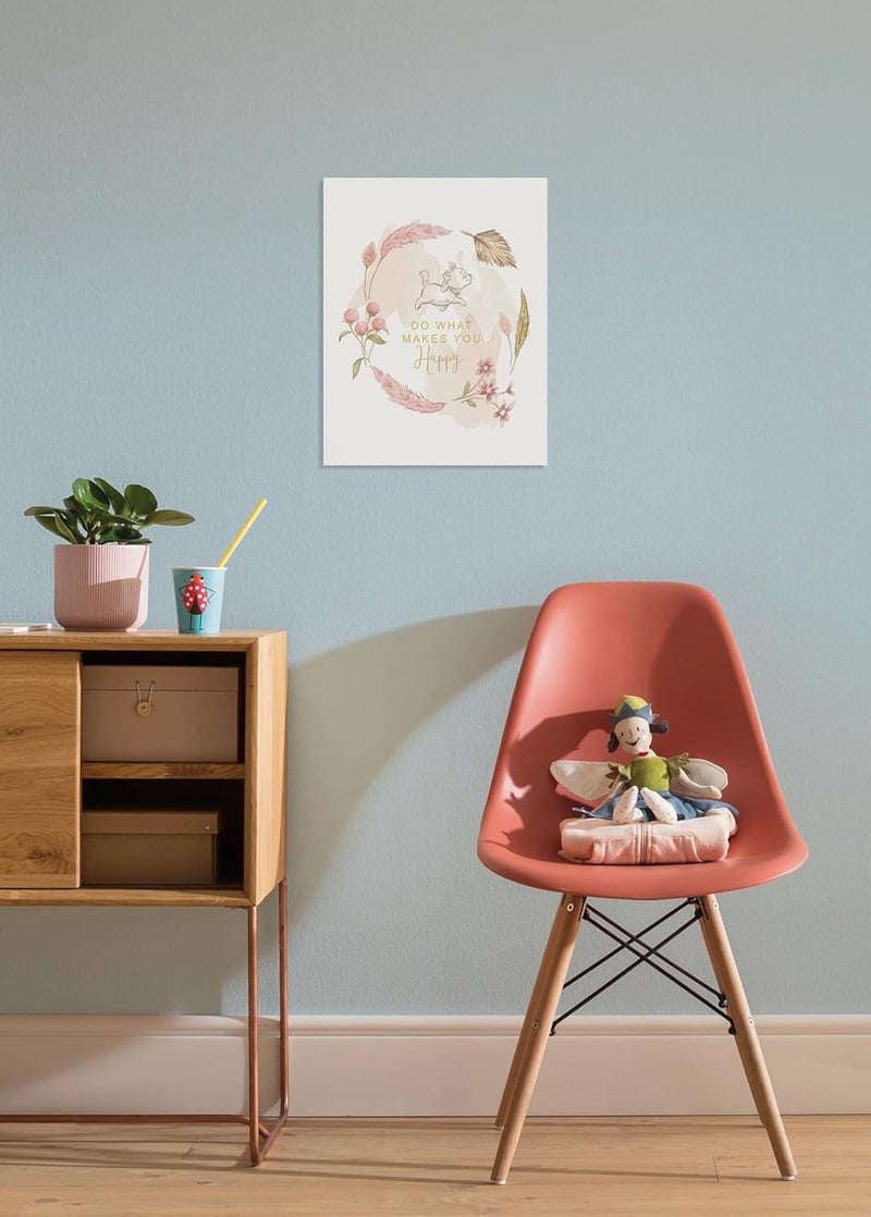 Komar Vászonkép Disney Aristocats Boldog Legyél 30x40cm Bézs/Rózsaszín