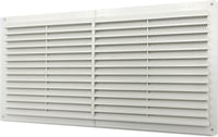 Kombi 225x430 mm Szellőzőrács Rovarháló Fehér Szögletes Szellőzés 1