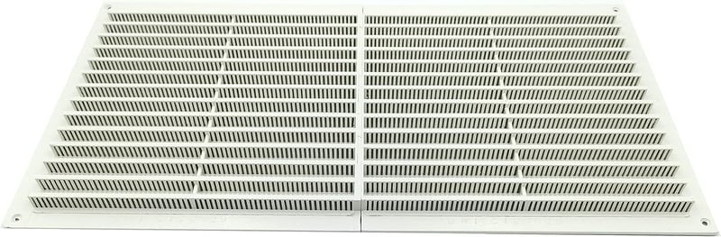 Kombi 225x430 mm Szellőzőrács Rovarháló Fehér Szögletes Szellőzés
