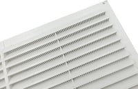 Kombi 225x430 mm Szellőzőrács Rovarháló Fehér Szögletes Szellőzés 3