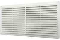 Kombinirana ventilacijska rešetka s mrežicom protiv insekata, četvrtasta, bijela - 225x430 mm 2