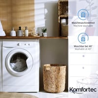 Komfortec Premium Ágynemű Szett 155x220 cm Antracit Mikrofiber Párnahuzattal - 155x220 + 1x 40x80, Charcoal 7