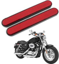 KOMUNJ 2db Motoros Kerékpár Hátsó Reflektor 143x28mm Robogó Visszaverő 1
