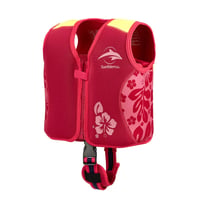 Vestă de înot Konfidence cu centură de siguranță detașabilă pentru copii - flotabilitate reglabilă, conformitate CE, mărimea S (15-19 kg), Oahu Pink 1