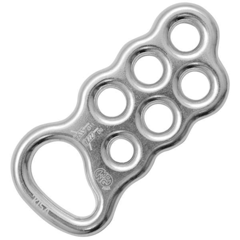 Kong KISA leštiaci hliníkový zlaňovací prostriedok – pre laná od 9 mm do 11 mm, ľahká zliatina, systém na ochranu proti pádu, vyrobené v Taliansku