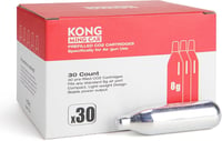 KONG MING CAR CO2 kapszula 8 g magas tisztaságú acél palack olajmentes szivárgásgátló töltet 30 db 1
