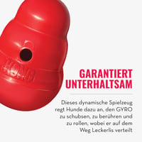 KONG Wobbler Kutyajáték Tölthető Jutalommal Kicsi Piros 7