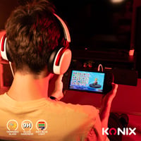 Protecție ecran din sticlă securizată Konix pentru consolă Nintendo Switch 2 - Filtru de lumină albastră - Fără bule - Duritate 9H - 100% transparent 3