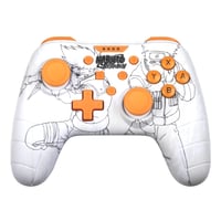 Controler cu fir Konix Naruto Shippuden pentru Nintendo Switch, Switch 2 și PC - Vibrații - Cablu 3 m - Motiv Kakashi - Alb 1