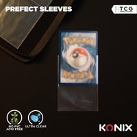 Konix Perfect Sleeves kártyavédő fólia 64x89 mm - átlátszó - 100 db 4