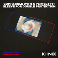 Konix Perfect Sleeves kártyavédő fólia 64x89 mm - átlátszó - 100 db 3